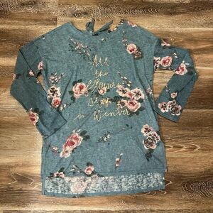 LC Lauren Conrad Floral Top